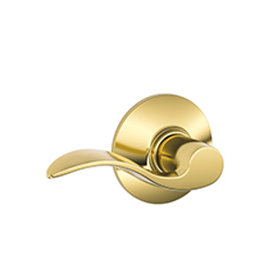 F10 Passage Accent Lever 605 Bright Brass - Box Pack * Non-Returnable *