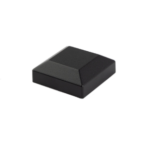 2-1/2 in. Aluminum Cap, Textured Black