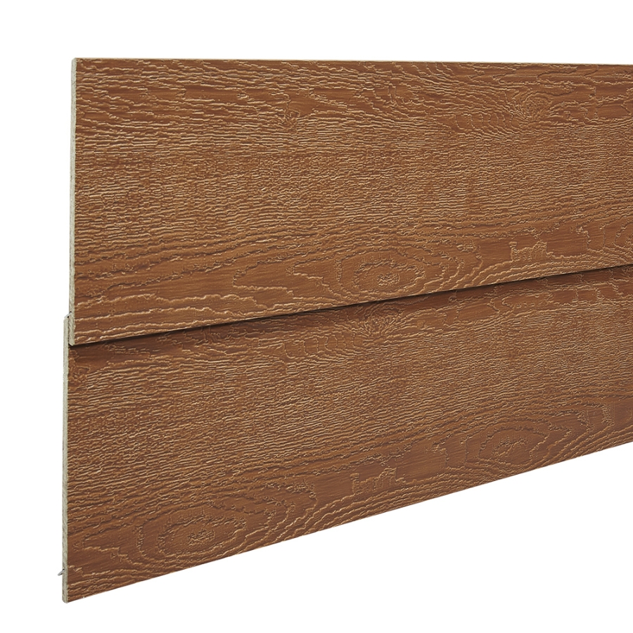 Wausau Supply | 12 in. RigidStack Siding Chestnut Woodgrain