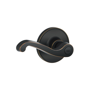 J40 Privacy LaSalle Lever 716 Aged Bronze
