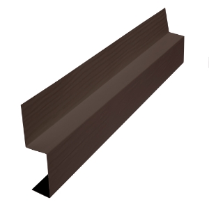 1 in. x 2 in. x 10 ft. Spacer Flashing Woodgrain Canyon/Grizzly Accent