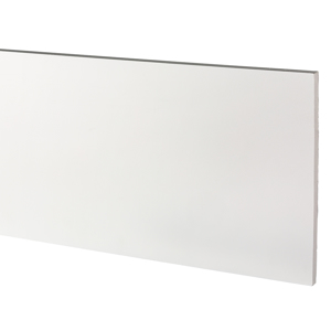 AZEK Trim 5/8 in. x 12 in. x 12 ft. Traditional  PVC Smooth Classic White AT06212144