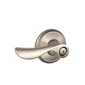 F40 Privacy Champagne Lever 619 Satin Nickel - Box Pack