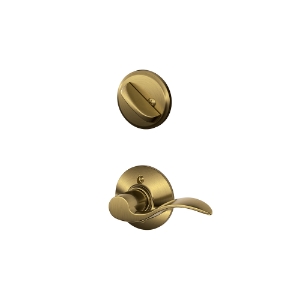 F59 Handleset Interior Accent RH Lever 609 Antique Brass - Box Pack