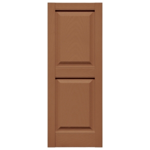 14-3/4 in. x 39 in. Raised Panel Shutter Treated Cedar 471