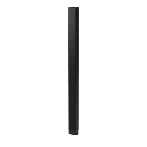 4 in. x 48 in. Impression Rail Express Aluminum Post Sleeve Black AZTIX4X4PS48B