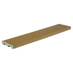 Prime + Scalloped 16 ft. Coconut Husk Solid Deck Board
