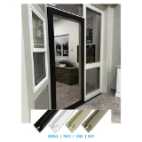 Screeneze Sliding Screen Door Kit - Bronze - Fits 36 in. x 80-1/2 in. Opening