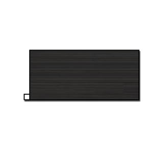 Vesta 6 in. x 10 ft. Dark Espresso Fascia Lock