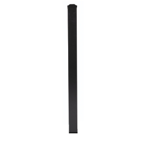 Fulton Rail Fascia Mount 3 in. x 3 in. x 55 in. Steel Blank Post with Cap TTFSR3X3FPK55B