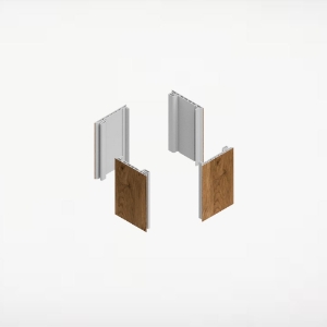 Quick Click Column & Beam Wrap 8 in. x 10 ft. Man Nat Oak 2 pc/1 pack = 1/2 Wrap
