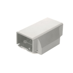 Over-the-post Line Rail Bracket, Textured White