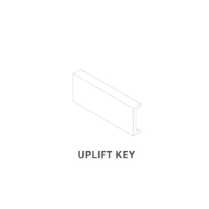 TimberTech Framing 2 in. Mill Finish Uplift Key