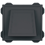 4" Hooded Vent #305 Slate