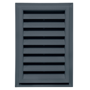 12 in. x 18 in. Rectangle Louver Gable Vent Pacific Blue 127