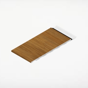 12 in. Seamless Shadowline Wall Panel 16 ft. Sandalwood 4/pk ChamCl