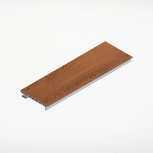 Quick Click Single Piece Column & Beam Wrap 8 in. x 20 ft. Cinnamon Walnut 1 piece = 1 each; order 4 for a full wrap