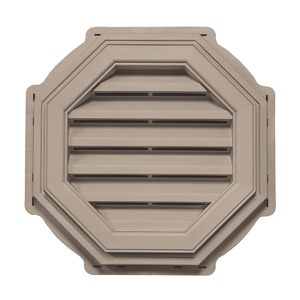 12 in. x 18 in. Rectangle Louver Gable Vent #096 Heather