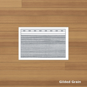 Vesta Vented Soffit Gilded Grain 5 in. x 8 ft.