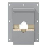 Diamond Kote® RigidMount Split Mount Block Brushed Smooth Pelican