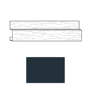 Batten Trim 10 ft. Midnight Blue