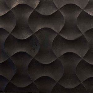 Alesio 3D Black Barjan Tile 24 in. x 24 in. * Non-Returnable *