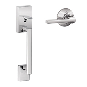 FE285 Century Lower Half Front Entry Set w/Latitude Lever 625 Bright Chrome - Box Pack
