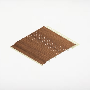 6 in. Vented Soffit 16 ft. Spanish Redwood