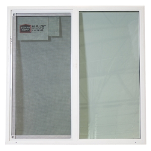 Window Low-E Argon with grid 48 in. x 48 in.  White  * Non-Returnable *