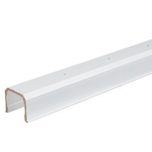 10 ft. Drink Rail Composite Universal Top Rail Matte White