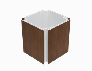 ChamClad Quick Click Column & Beam Wrap 10 in. x 10 ft. Harvest Walnut