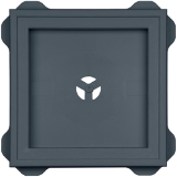 Recessed Square Mount Block Pacific Blue 127