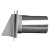 6-inch Hooded Vent CT Graystone 171