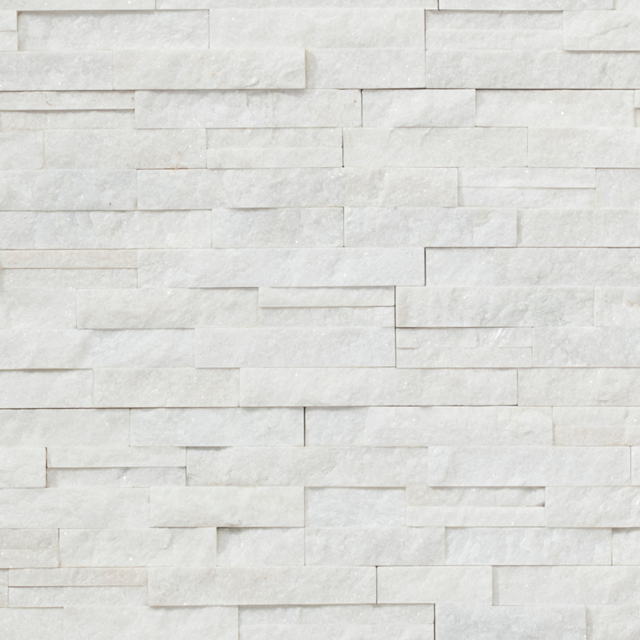 Wausau Supply | Arctic White Shadowstone Panel 6 in. x 24 in.