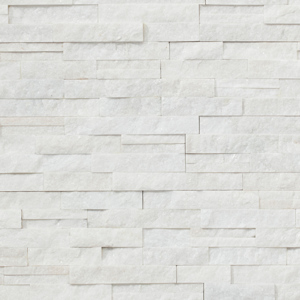 Artic White Shadowstone Panel 6 in. x 24 in.