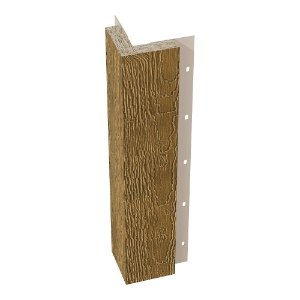 Diamond Kote® 5/4 in. x 4 in. x 10 ft. Woodgrain Outside Corner w/Nail Fin  Honeycomb