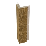 Diamond Kote® 5/4 in. x 4 in. x 10 ft. Woodgrain Outside Corner w/Nail Fin  Honeycomb