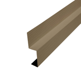 1 in. x 2 in. x 10 ft. Spacer Flashing Woodgrain French Gray