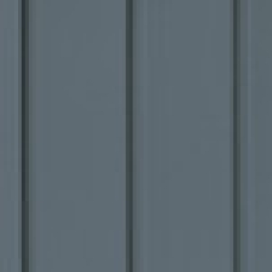 Reverse Board and Batten Single 7 Vertical Reinforced Siding Pacific Blue 10 ft.