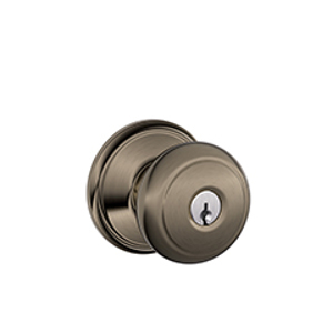 F51A Entry Andover Knob 620 Antique Pewter - Box Pack