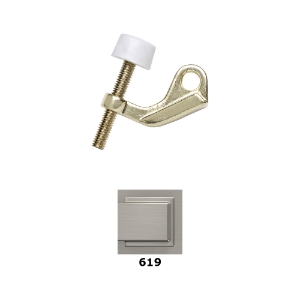 Ives 72Z Door Saver Hinge Pin Door Stop 619 Satin Nickel - Model: 72Z619E