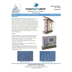 ABP Mortairvent spec sheet 202,203