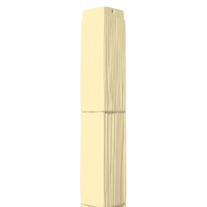 10 in. Staggered Shake Outside Corner Post Kit 268 Vintage Cream 60 in.
