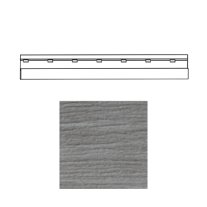 TruCedar 12 ft. Steel Undersill Weathered Wood