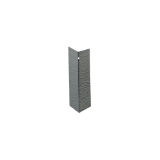Diamond Kote® Smoky Ash 3/8 in. x 6 in. Individual Metal Outside Corner Horizontal Grain 25/ct