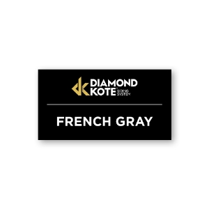 Diamond Kote® ID Signage 4 in. x 2 in. - French Gray