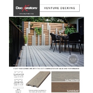 508465 Deckorators Venture Decking Sell Sheet-2025 25/pk