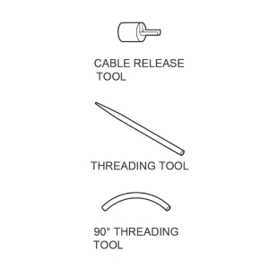 Impression Rail Express Horizontal Cable Accessory Kit