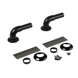 TimberTech Aluminum ADA 90° Wall Return Kit Black 1/carton