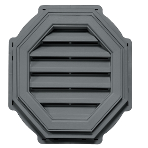 18 in. Octagon Louver Gable Vent Flagstone 325